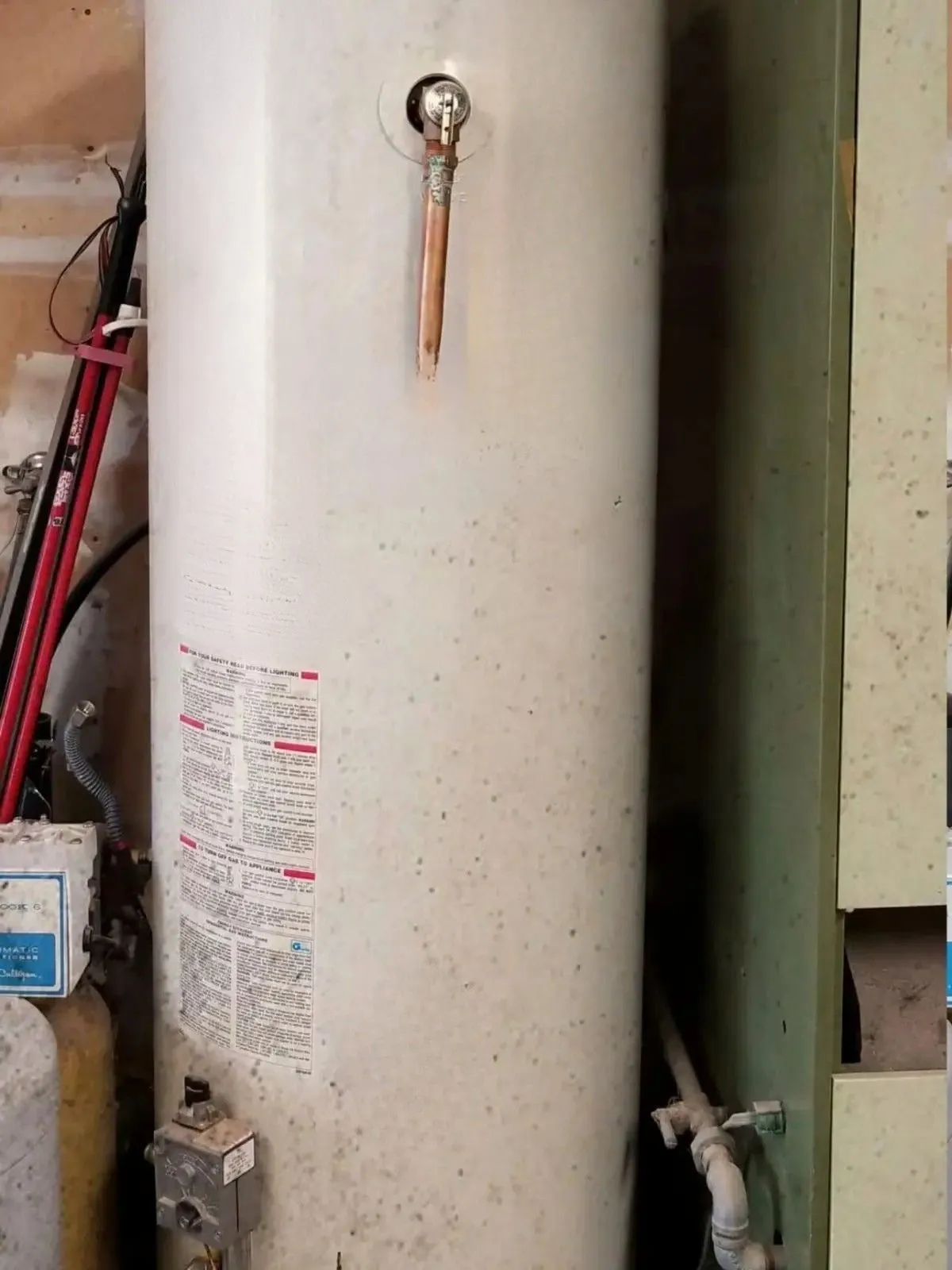 water heater before - 1