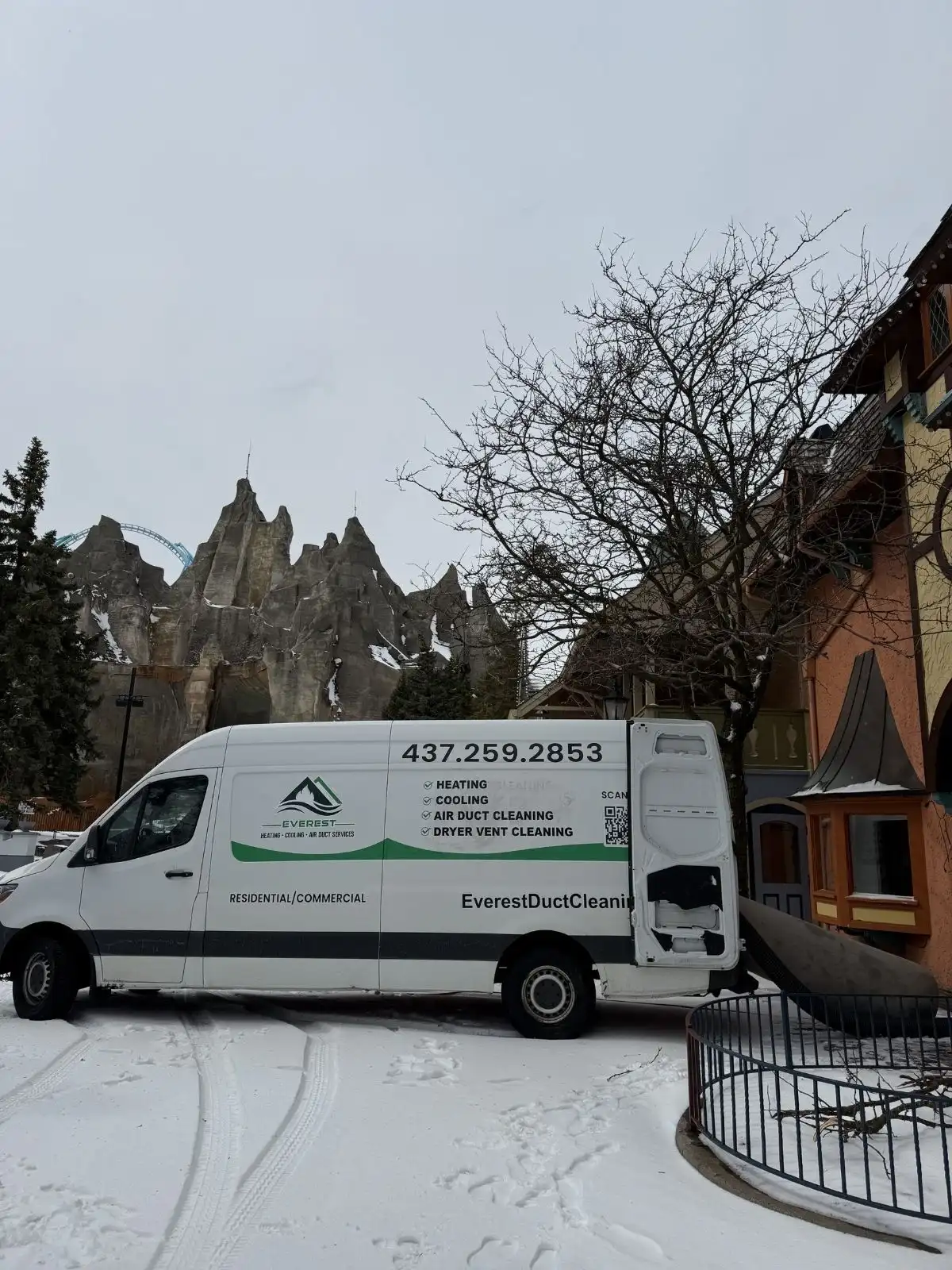 Powerful industrial-grade vacuum equipment used for high-capacity commercial duct cleaning in the GTA.